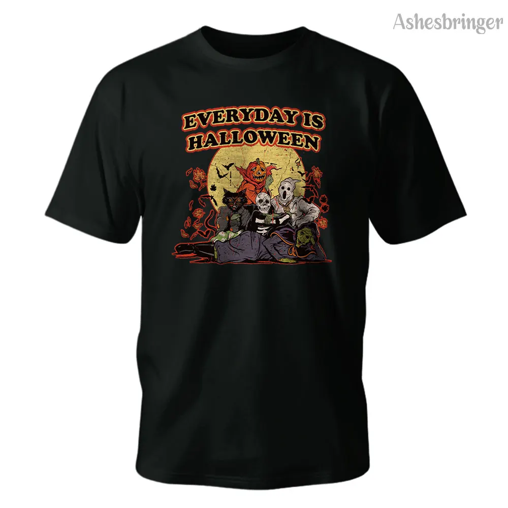 Mens Cotton Everyday Is Halloween Graphic High Quality T Shirt Street Casual Style Tee for Men and Women
Mens Cotton Everyday Is Halloween Graphic High Quality T Shirt Street Casual Style Tee for Men and Women