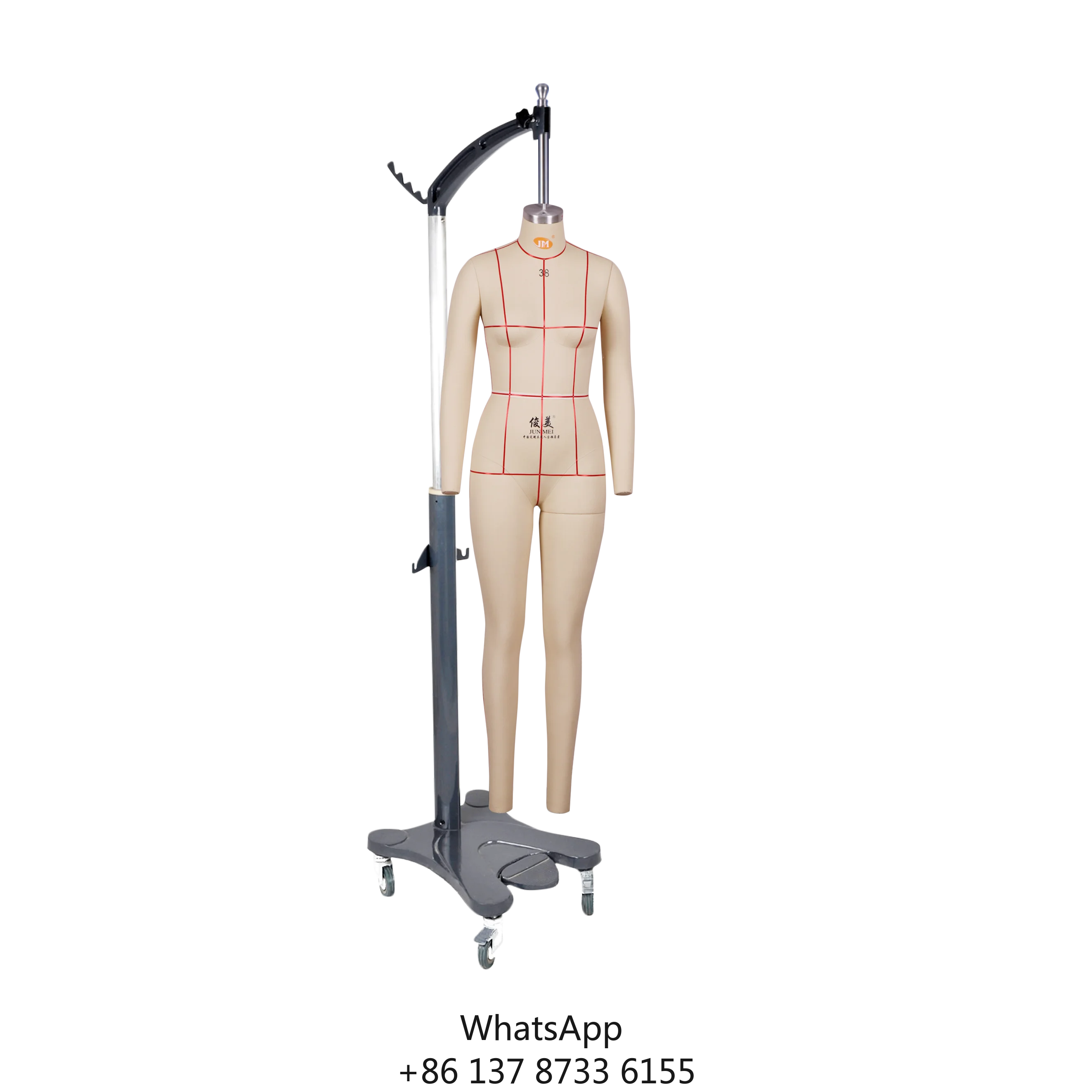Hot Sale Female Mannequin With Detachable Leg Measurable Lines High Standard Fiberglass Base Full Body Size 38
Hot Sale Female Mannequin With Detachable Leg Measurable Lines High Standard Fiberglass Base Full Body Size 38
