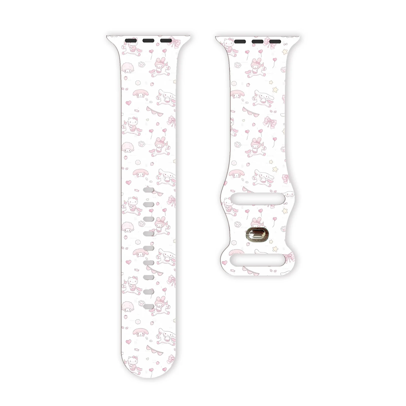 Sanrio Cute Series Strap for Apple Watch 11 10 9 SE Silicone Band Replaceable Bracelet for iWatch 46mm 42mm 41mm 40mm Watchband
Sanrio Cute Series Strap for Apple Watch 11 10 9 SE Silicone Band Replaceable Bracelet for iWatch 46mm 42mm 41mm 40mm Watchband