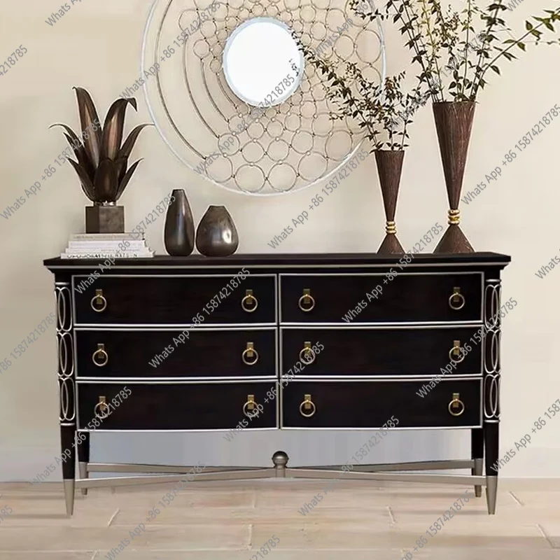 Modern light luxury chest living room Nordic floor cabinet small apartment bedroom locker simple European solid wood
Modern light luxury chest living room Nordic floor cabinet small apartment bedroom locker simple European solid wood