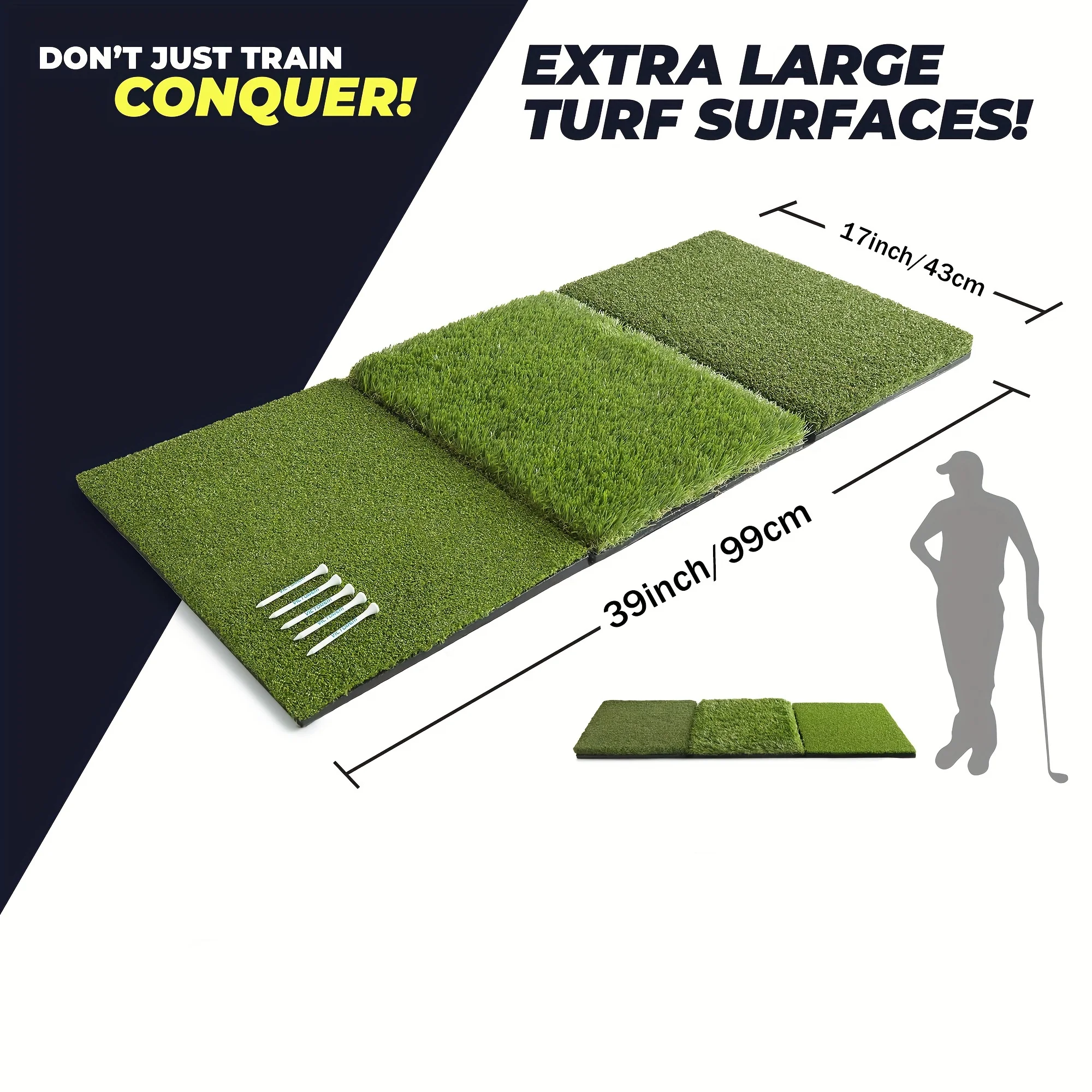 FANDAO NEW Golf Mat & Golf Chipping Net for Backyard Durable Turf Mats Golf Chipping Matt for Indoor or Outdoor Golf Practice
FANDAO NEW Golf Mat & Golf Chipping Net for Backyard Durable Turf Mats Golf Chipping Matt for Indoor or Outdoor Golf Practice