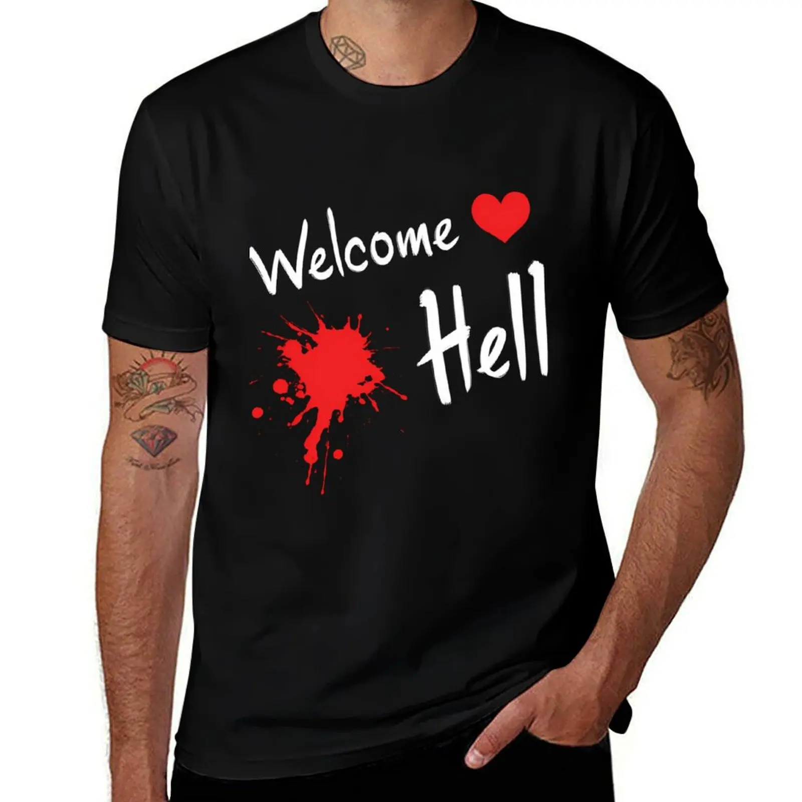 Touhou Project Welcome Hell T-Shirt t shirt custom print man t shirt cotton T-shirt
Touhou Project Welcome Hell T-Shirt t shirt custom print man t shirt cotton T-shirt
