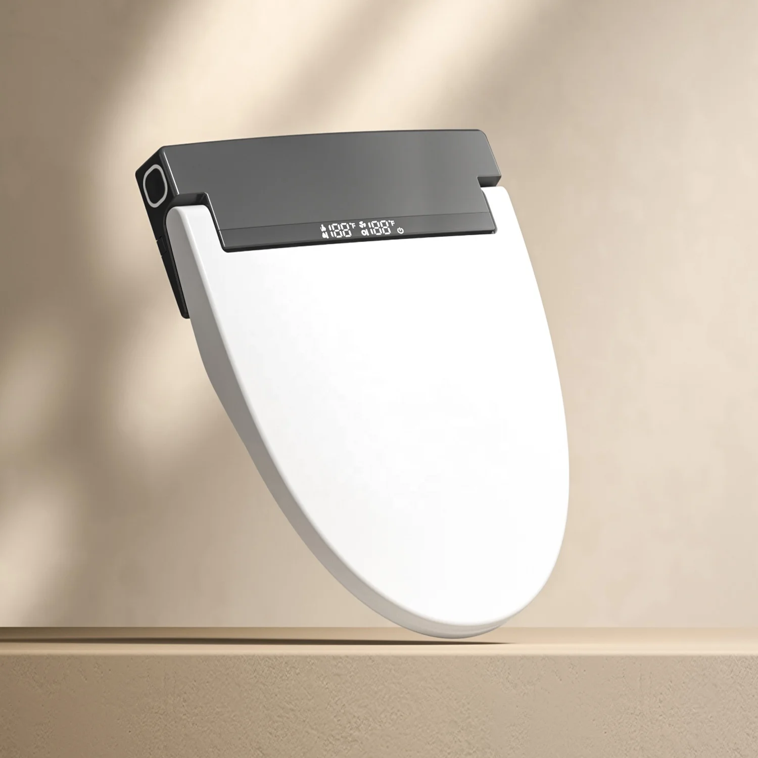 Автоматическое биде, умное сиденье для унитаза, черное V-образное сиденье с подогревом, мягкое закрытие, самоочищающаяся крышка цифрового дисплея
Автоматическое биде, умное сиденье для унитаза, черное V-образное сиденье с подогревом, мягкое закрытие, самоочищающаяся крышка цифрового дисплея