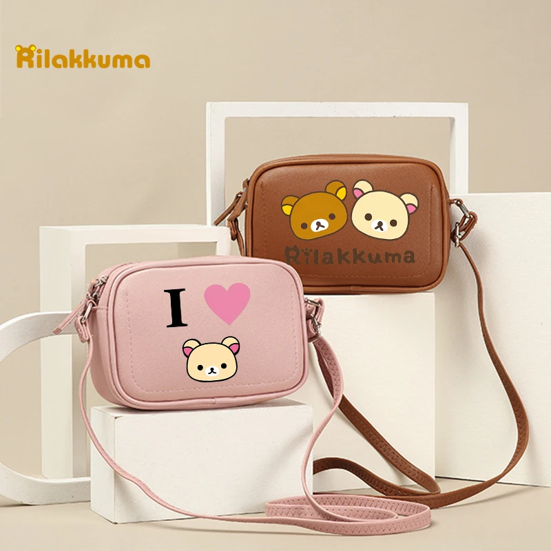 New Rilakkuma Women's Shoulder Bags PU Fashionable Daily Lady Crossbody Bag Girl Kawaii Anime Figures Handbag Storage Bags Gifts
New Rilakkuma Women's Shoulder Bags PU Fashionable Daily Lady Crossbody Bag Girl Kawaii Anime Figures Handbag Storage Bags Gifts