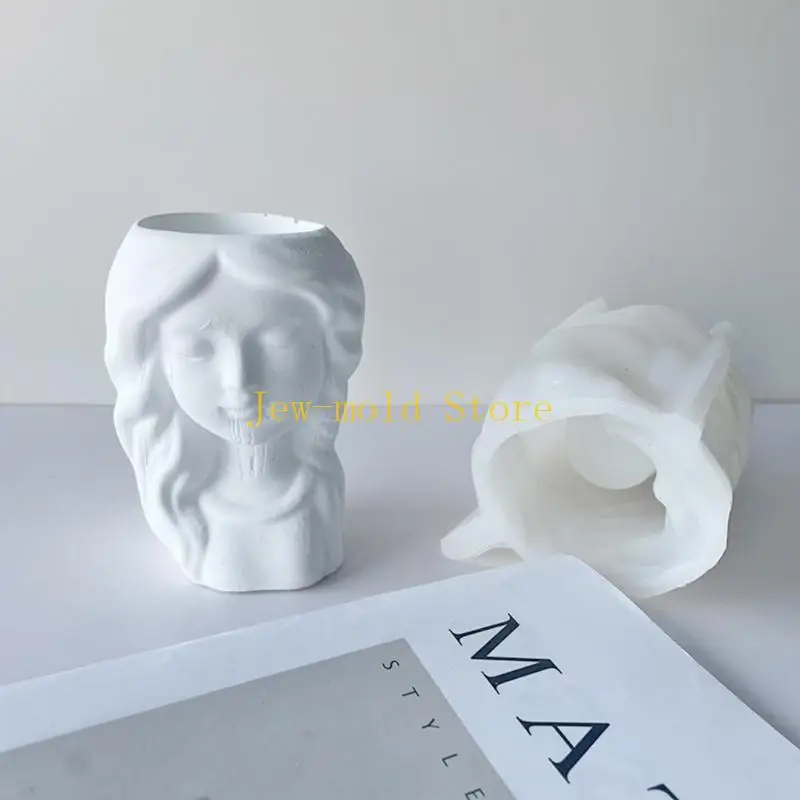 C71B Girls Pen Holder Pot Silicone Mold Epoxy Resin Molds Table Ornament Mold
C71B Girls Pen Holder Pot Silicone Mold Epoxy Resin Molds Table Ornament Mold