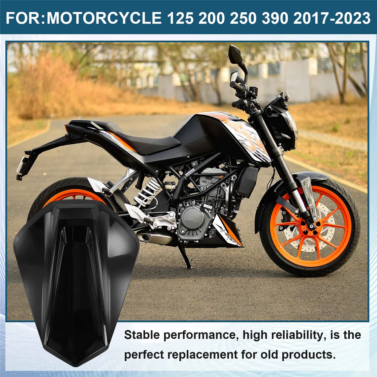 Motor-For 125 200 250 390 2017-2023 Motorcycle Rear Pad Glossy Black Pillion Passenger Seat Cover Fairing
Motor-For 125 200 250 390 2017-2023 Motorcycle Rear Pad Glossy Black Pillion Passenger Seat Cover Fairing