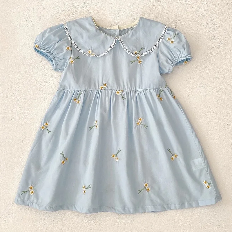 Summer New Little Girls Toddler Princess Dresses Girls Fashion Embroidered Flower Dress Kids Flying Sleeves Party Clothes
Summer New Little Girls Toddler Princess Dresses Girls Fashion Embroidered Flower Dress Kids Flying Sleeves Party Clothes