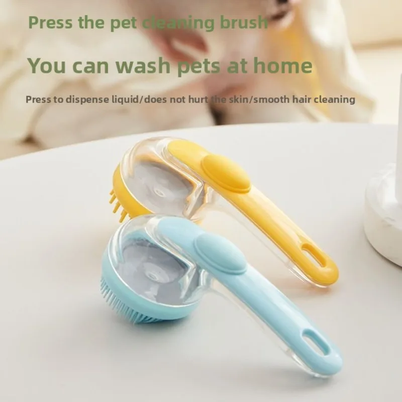 2026 New Pet Grooming Brush, 2-in-1 Dog Washing Tool with 【Built-in Shampoo Dispenser & Soft Silicone Massage Bristles】
2026 New Pet Grooming Brush, 2-in-1 Dog Washing Tool with 【Built-in Shampoo Dispenser & Soft Silicone Massage Bristles】