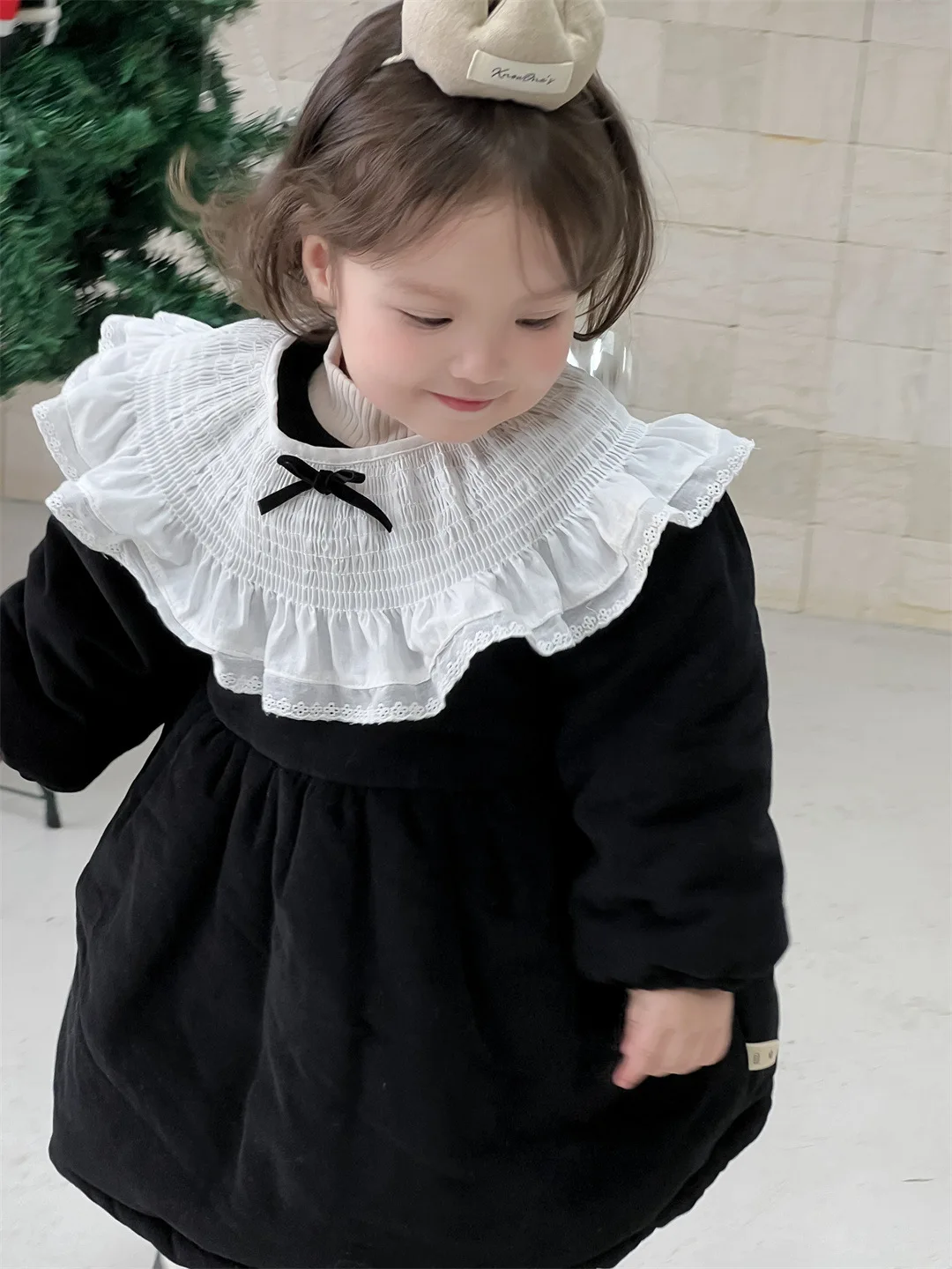 2025 Winter New Baby Girls Cute Bow Lapel Princess Dress Plus Velvet Thick Girls Warm Padded Dress Infant Toddler Fleece Dresses
2025 Winter New Baby Girls Cute Bow Lapel Princess Dress Plus Velvet Thick Girls Warm Padded Dress Infant Toddler Fleece Dresses