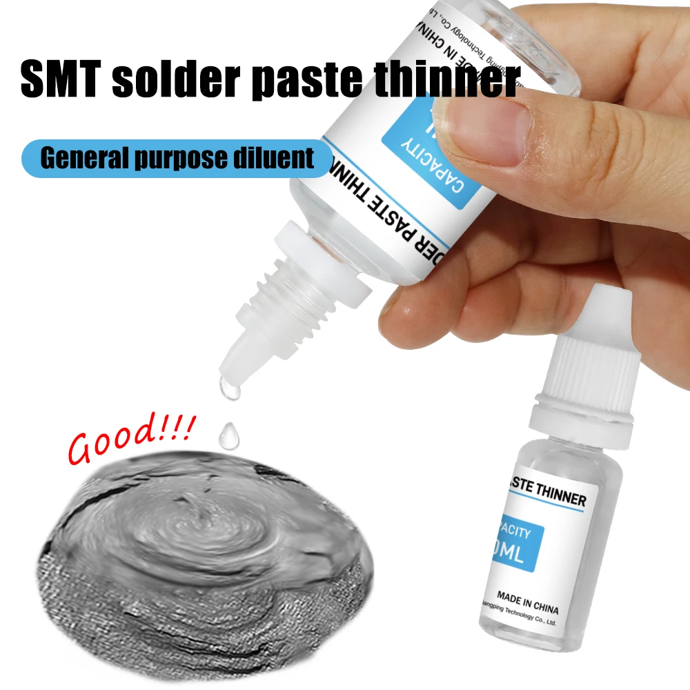 Solder Paste Thinner Auxiliary SMT Solder Paste With Viscosity Diluent BGA Repair Adjustment Drying
Solder Paste Thinner Auxiliary SMT Solder Paste With Viscosity Diluent BGA Repair Adjustment Drying