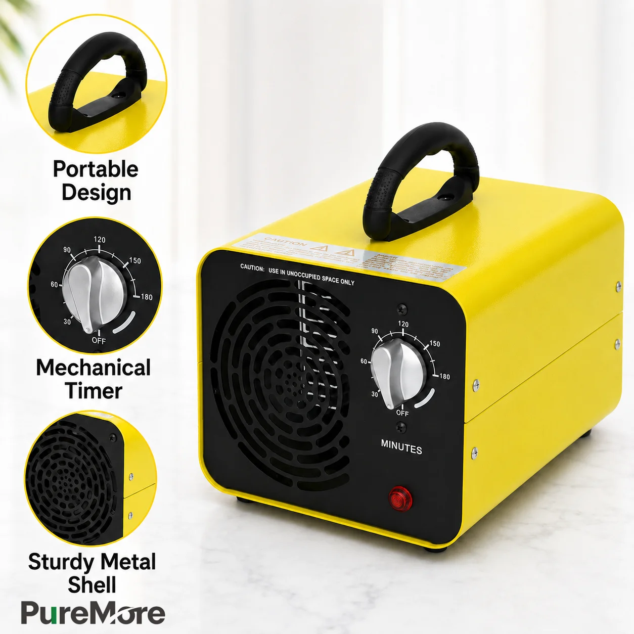 Portable Metal O3 Deodorizing Air Cleaner 6 Color Options for Empty Room Office Car Hotel Commercial Use 10g Ozone Generator
Portable Metal O3 Deodorizing Air Cleaner 6 Color Options for Empty Room Office Car Hotel Commercial Use 10g Ozone Generator
