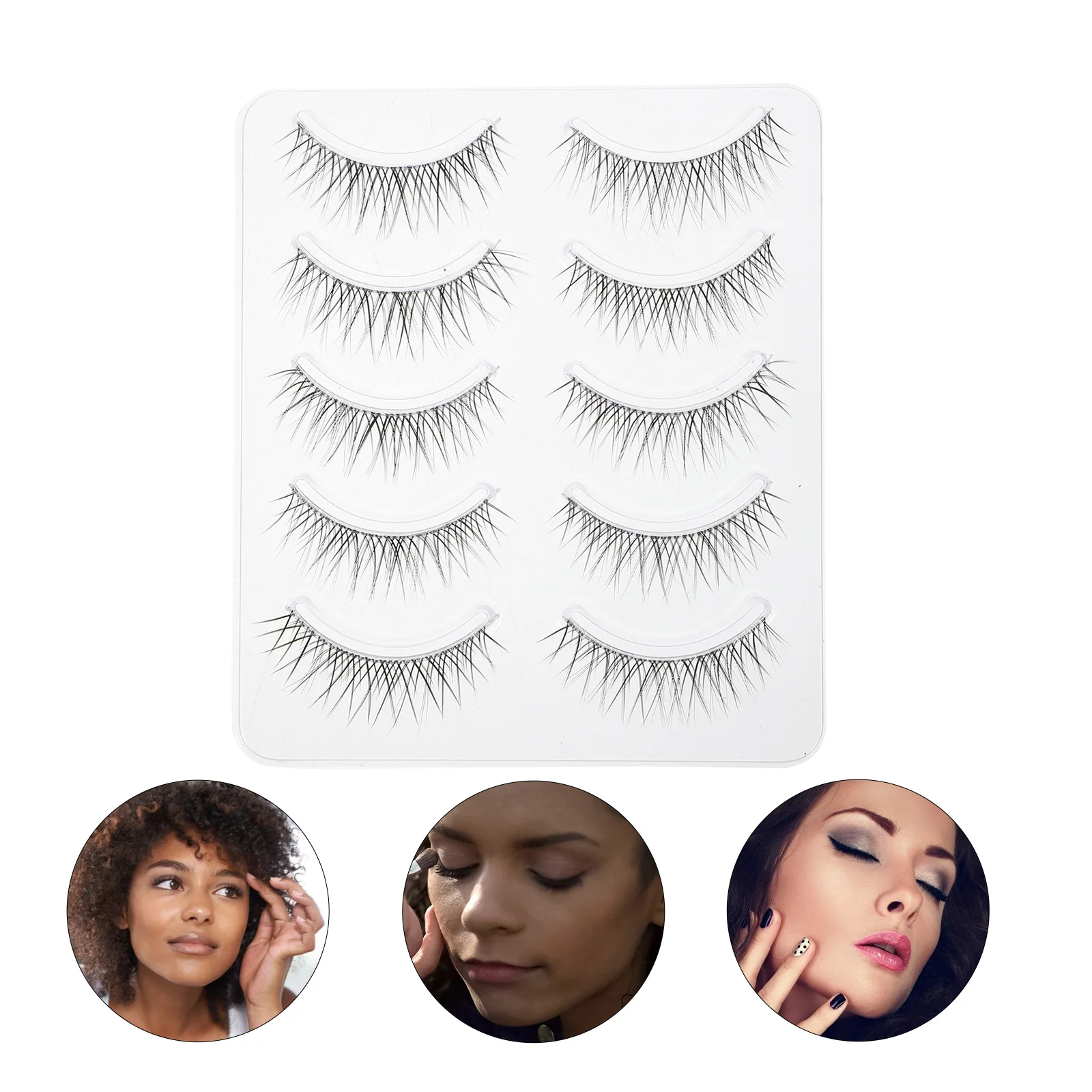 5Pairs Natural Cross False Eyelashes Long Fiber Lightweight Reusable Makeup Supplies for Daily Wedding Photo Shoot Eye Beauty
5Pairs Natural Cross False Eyelashes Long Fiber Lightweight Reusable Makeup Supplies for Daily Wedding Photo Shoot Eye Beauty
