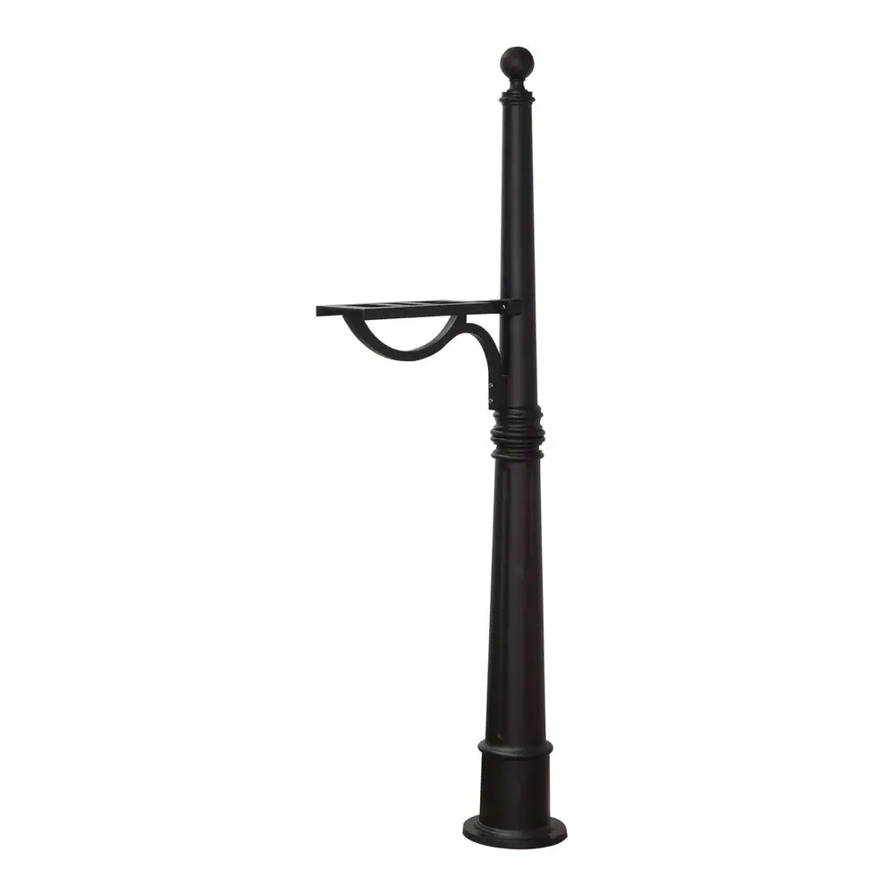 Mailbox Post Black Cast Aluminum Post for Curbside Mailbox SPK600BLK
Mailbox Post Black Cast Aluminum Post for Curbside Mailbox SPK600BLK