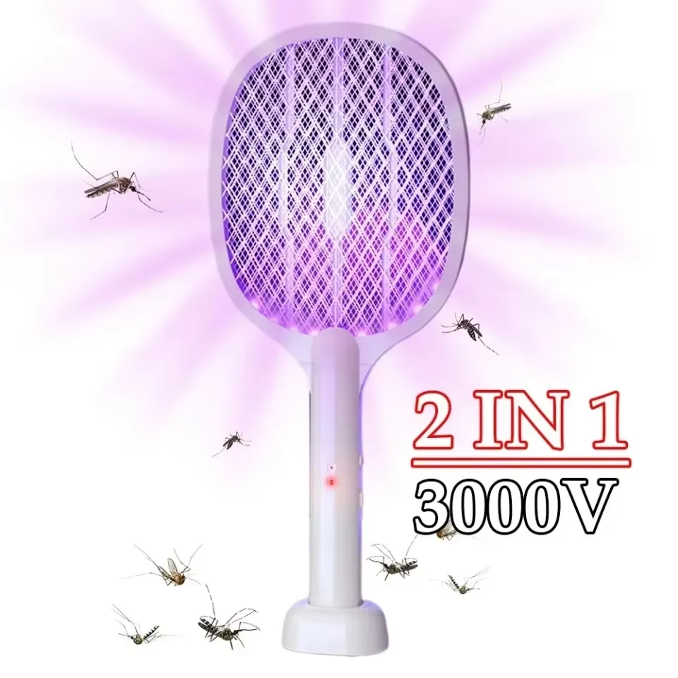 Rechargeable Foldable Electric Mosquito Swatter, Photocatalyst Mosquito Trap Lamp, Dual-use Electric Shock Bug Zapper for Indoor
Rechargeable Foldable Electric Mosquito Swatter, Photocatalyst Mosquito Trap Lamp, Dual-use Electric Shock Bug Zapper for Indoor