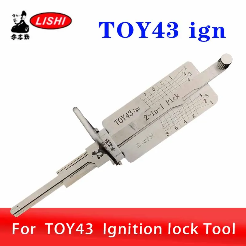 Original TOY43 ign LISHI 2in1 For TOY43 Ignition lock core Decoder Car Door Open tool Lock Pcik tool Locksmiths tool
Original TOY43 ign LISHI 2in1 For TOY43 Ignition lock core Decoder Car Door Open tool Lock Pcik tool Locksmiths tool