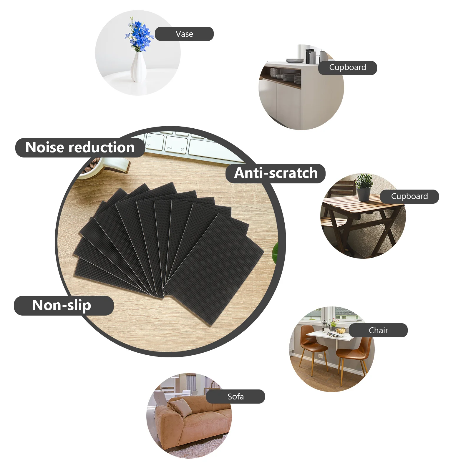 10Pcs Furniture Feet Pad Strong Adhesive Wood Floor Protector Anti Scratch Noise Reduction Furniture Pad Anti Scratch Mat
10Pcs Furniture Feet Pad Strong Adhesive Wood Floor Protector Anti Scratch Noise Reduction Furniture Pad Anti Scratch Mat
