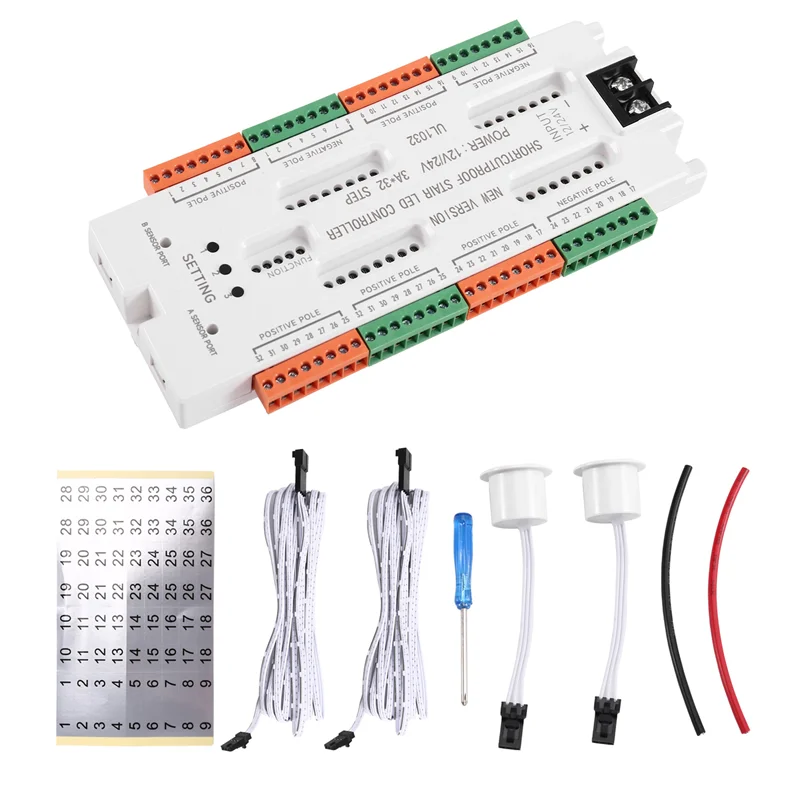 DIGIT-Ladder Lamp, ночник, 32 канала, светодиодный датчик движения для лестницы, предотвращение короткого замыкания, контроллер постоянного тока 12 В/24 В
DIGIT-Ladder Lamp, ночник, 32 канала, светодиодный датчик движения для лестницы, предотвращение короткого замыкания, контроллер постоянного тока 12 В/24 В
