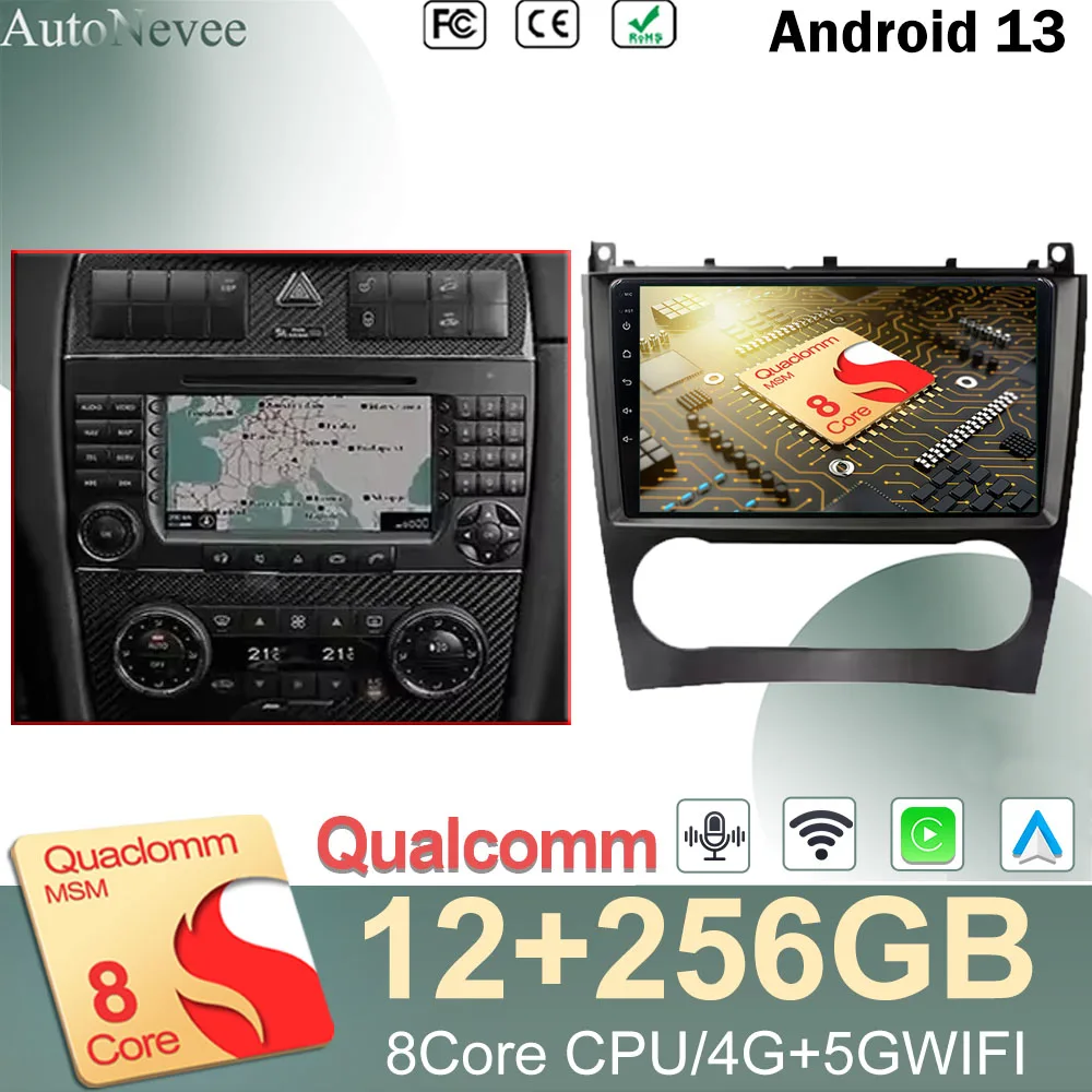Android 13 For Benz W203 W209 C180 C200 C220 C230 Car Radio Video Player Multimediale Auto Autoradio 4G Carplay WIFI CPU DVD
Android 13 For Benz W203 W209 C180 C200 C220 C230 Car Radio Video Player Multimediale Auto Autoradio 4G Carplay WIFI CPU DVD