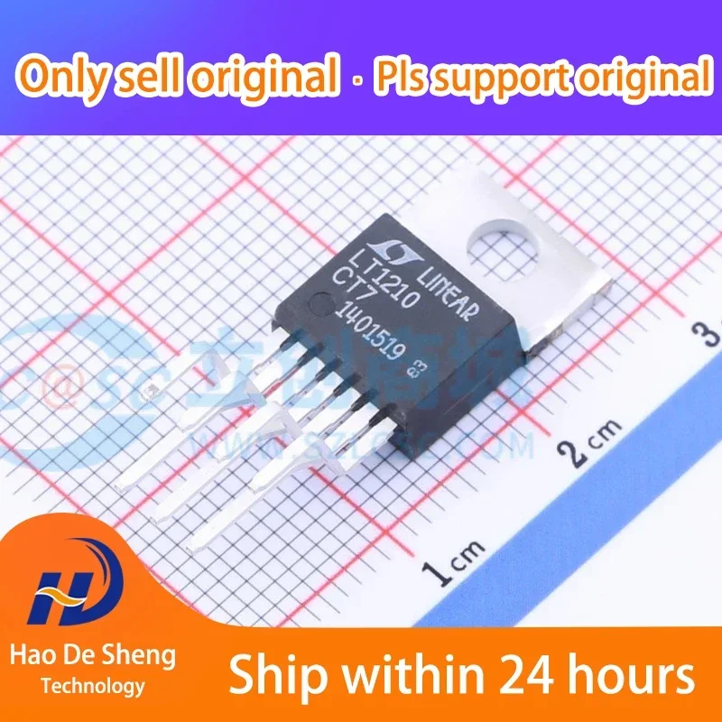 10PCS/LOT LT1210CT7#PBF LT1210CT7 LT1210IT7 TO-220 New Original In Stock
10PCS/LOT LT1210CT7#PBF LT1210CT7 LT1210IT7 TO-220 New Original In Stock