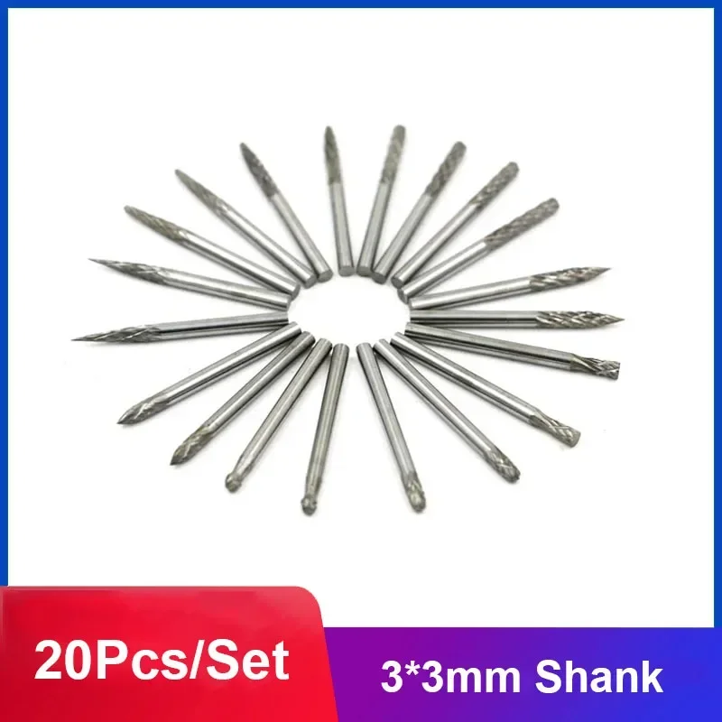 20 шт./компл. роторный напильник из цементированного карбида, шлифовальная головка из вольфрамовой стали, резьба, 3*3 мм, хвостовик, одинарный/двойной фрезерный инструмент
20 шт./компл. роторный напильник из цементированного карбида, шлифовальная головка из вольфрамовой стали, резьба, 3*3 мм, хвостовик, одинарный/двойной фрезерный инструмент