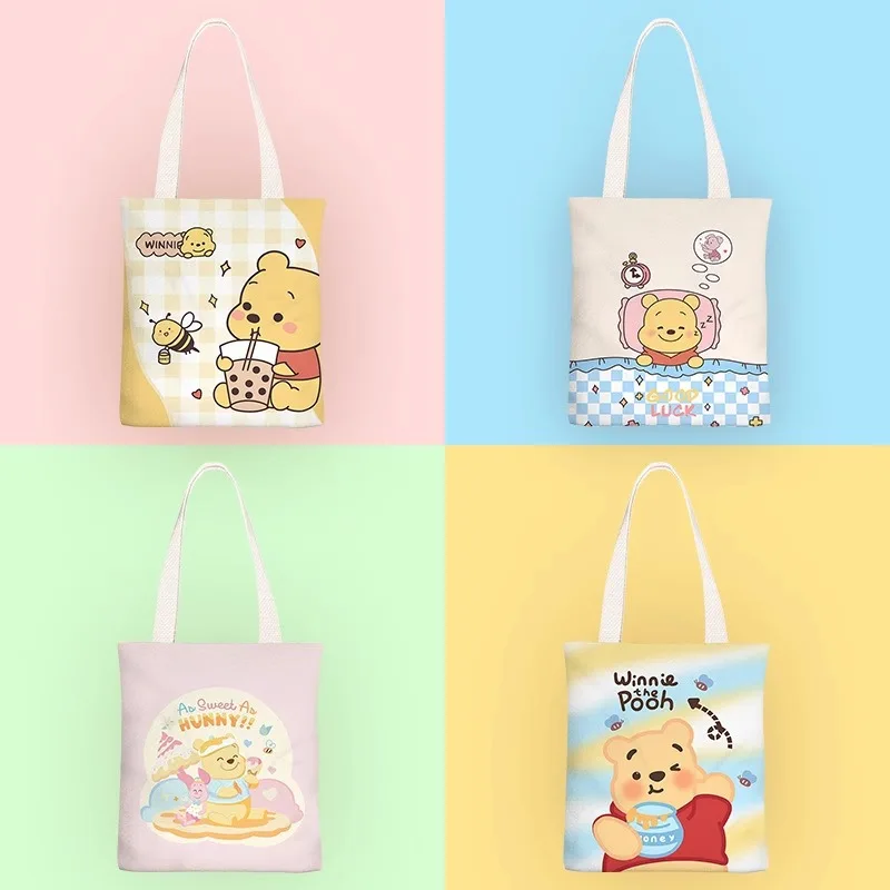 New Disney Winnie the Pooh Canvas Bags Versatile Large Capacity Girls Shopping Bag Cartoon Tigger Handbag Casual Student Handbag
New Disney Winnie the Pooh Canvas Bags Versatile Large Capacity Girls Shopping Bag Cartoon Tigger Handbag Casual Student Handbag