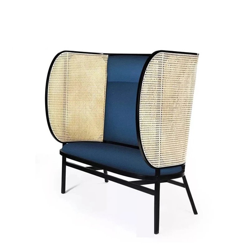 Solid wood single rattan sofa chair designer club homestay model room balcony leisure chair
Solid wood single rattan sofa chair designer club homestay model room balcony leisure chair