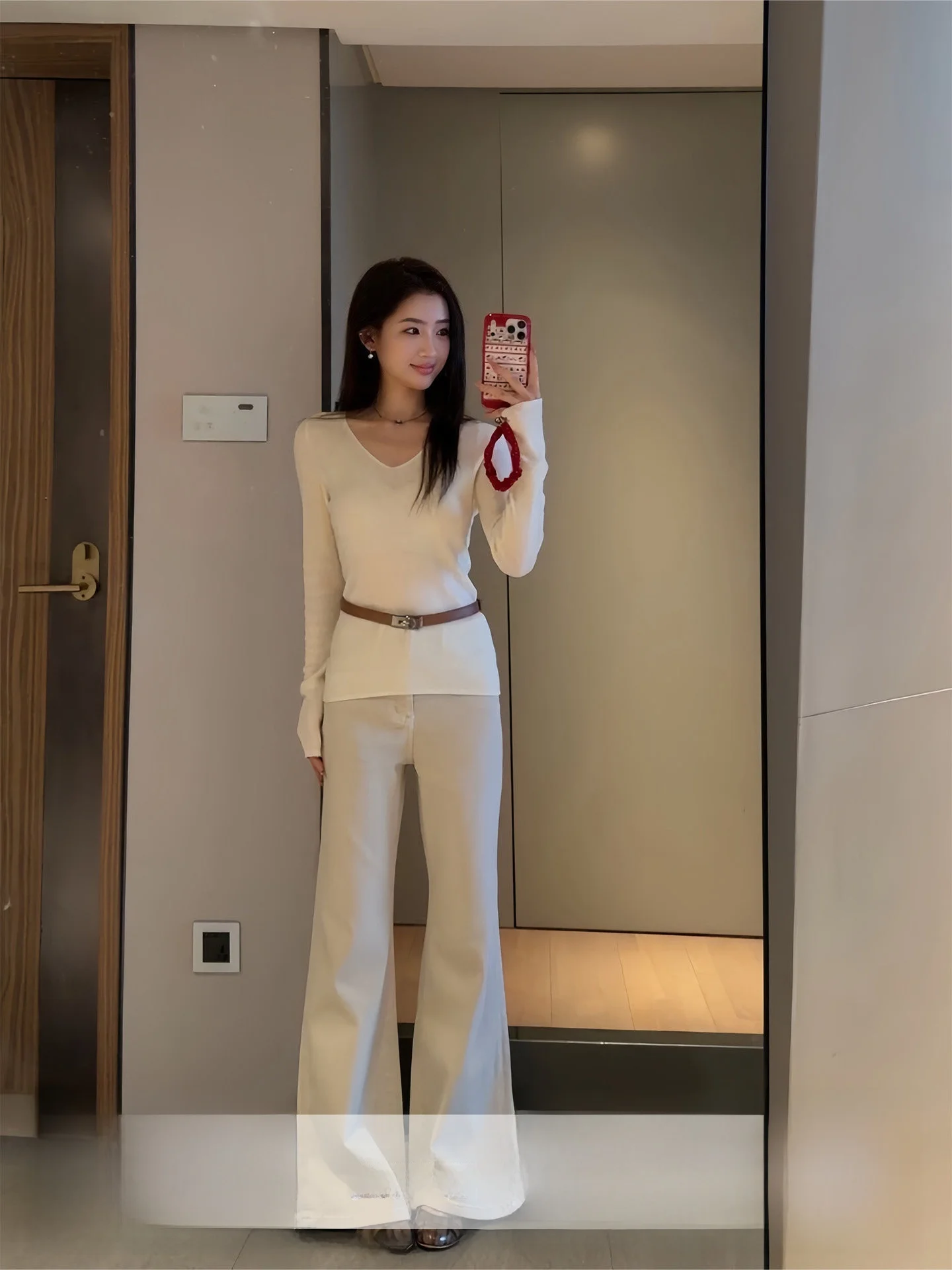 Retro Bell Bot Jeans Women Straight Leg Slimming Ankle Pants Casual Cotton Pure Color Four Seasons l Waist Jeans
Retro Bell Bot Jeans Women Straight Leg Slimming Ankle Pants Casual Cotton Pure Color Four Seasons l Waist Jeans