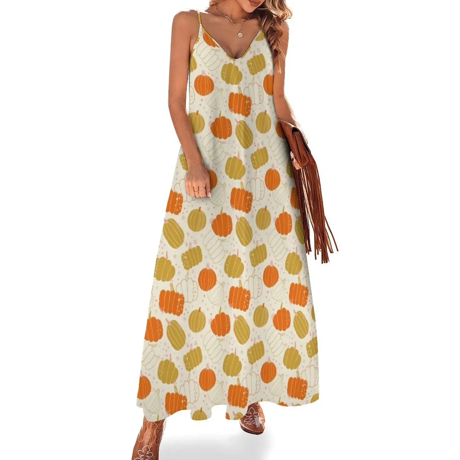 Halloween Cute Pumpkins, halloween gift for woman, halloween home deco, pumpkins, brigh Sleeveless Dress clothes
Halloween Cute Pumpkins, halloween gift for woman, halloween home deco, pumpkins, brigh Sleeveless Dress clothes
