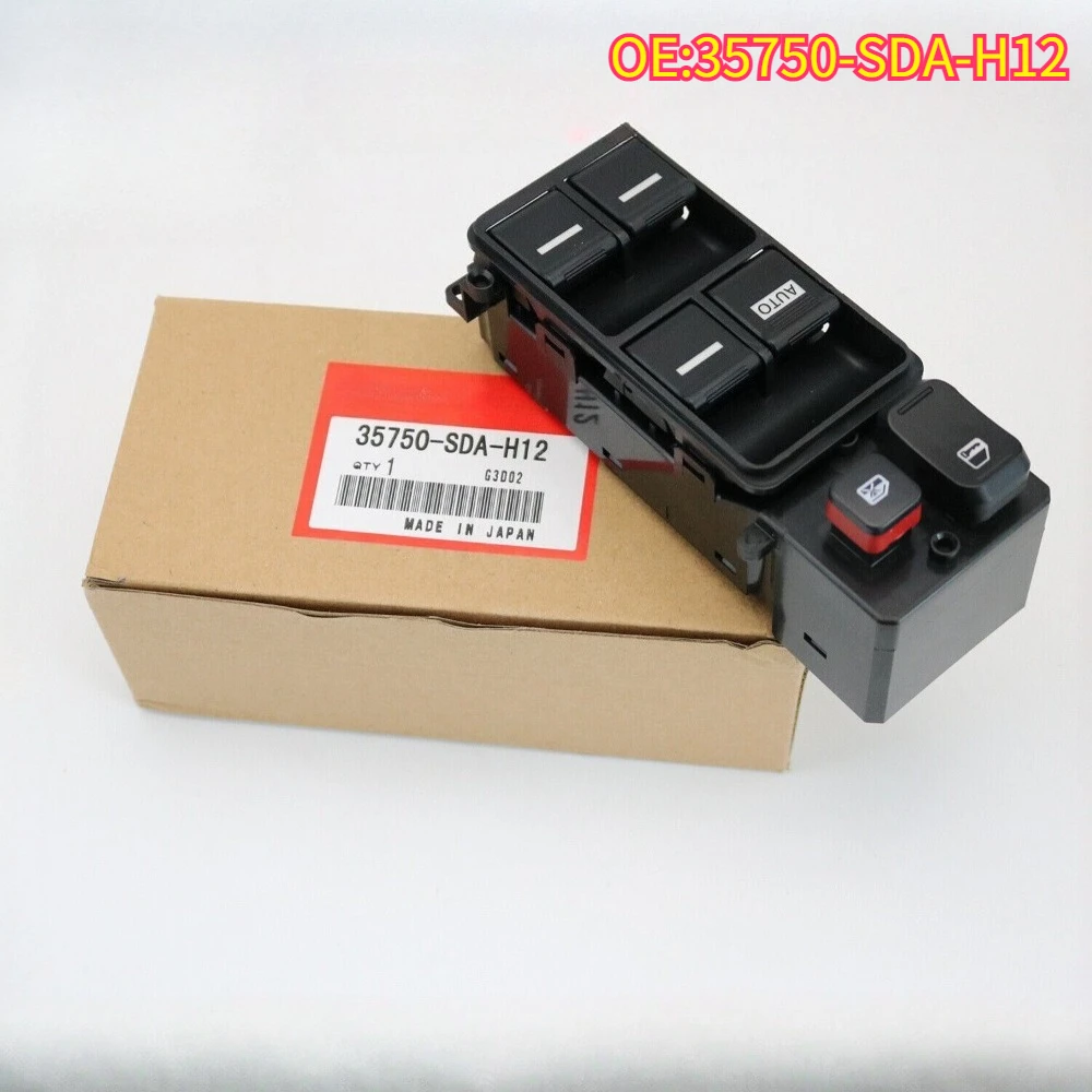 High quality New For 35750-SDA-H12 Honda Accord Sedan 4-door 2003-2007 Electric Master Power Window Switch Driver Side
High quality New For 35750-SDA-H12 Honda Accord Sedan 4-door 2003-2007 Electric Master Power Window Switch Driver Side