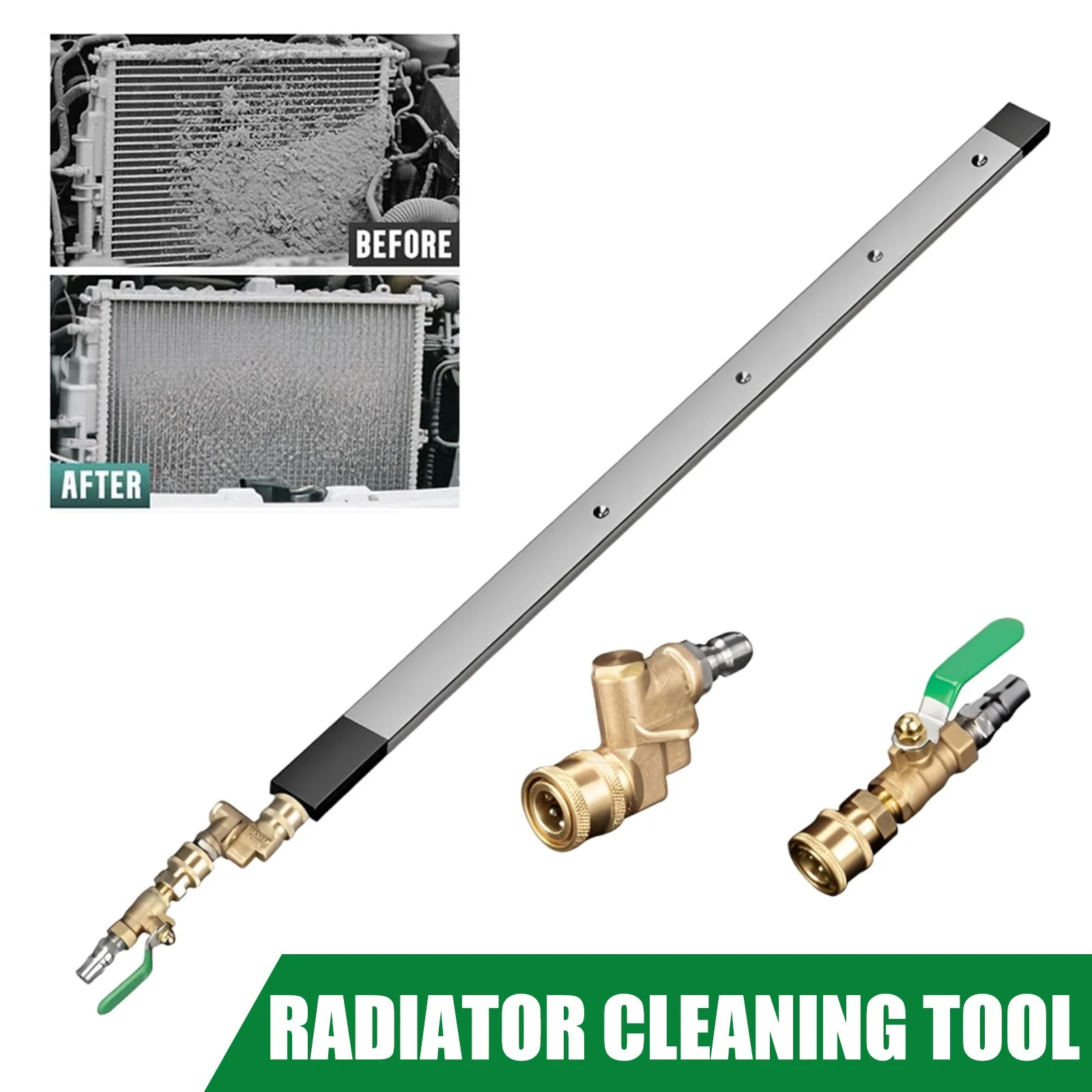 High-Pressure Car Radiator Cleaning Wand - Water Tank Flush Washer Tool for Auto Engine Cooling System
High-Pressure Car Radiator Cleaning Wand - Water Tank Flush Washer Tool for Auto Engine Cooling System