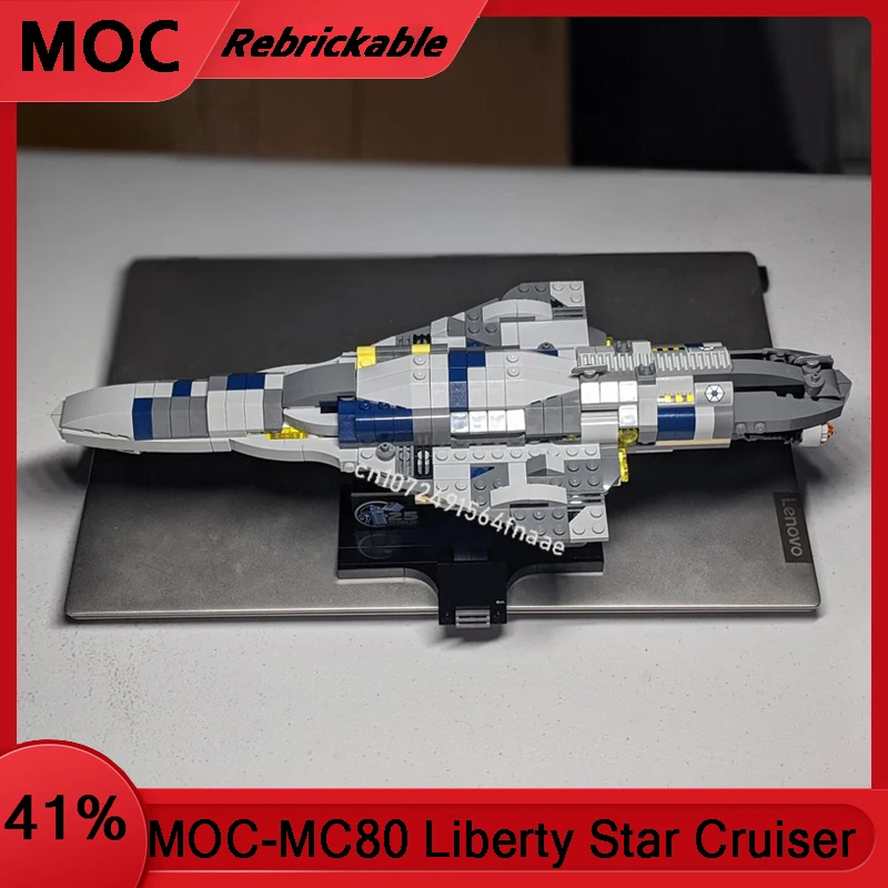 НОВЫЙ 457 шт. MOC the MC80 Liberty Star Cruiser Block, модель преобразования от 75377, невидимый ручной космический корабль, кирпичи, сделай сам, детские игрушки
НОВЫЙ 457 шт. MOC the MC80 Liberty Star Cruiser Block, модель преобразования от 75377, невидимый ручной космический корабль, кирпичи, сделай сам, детские игрушки