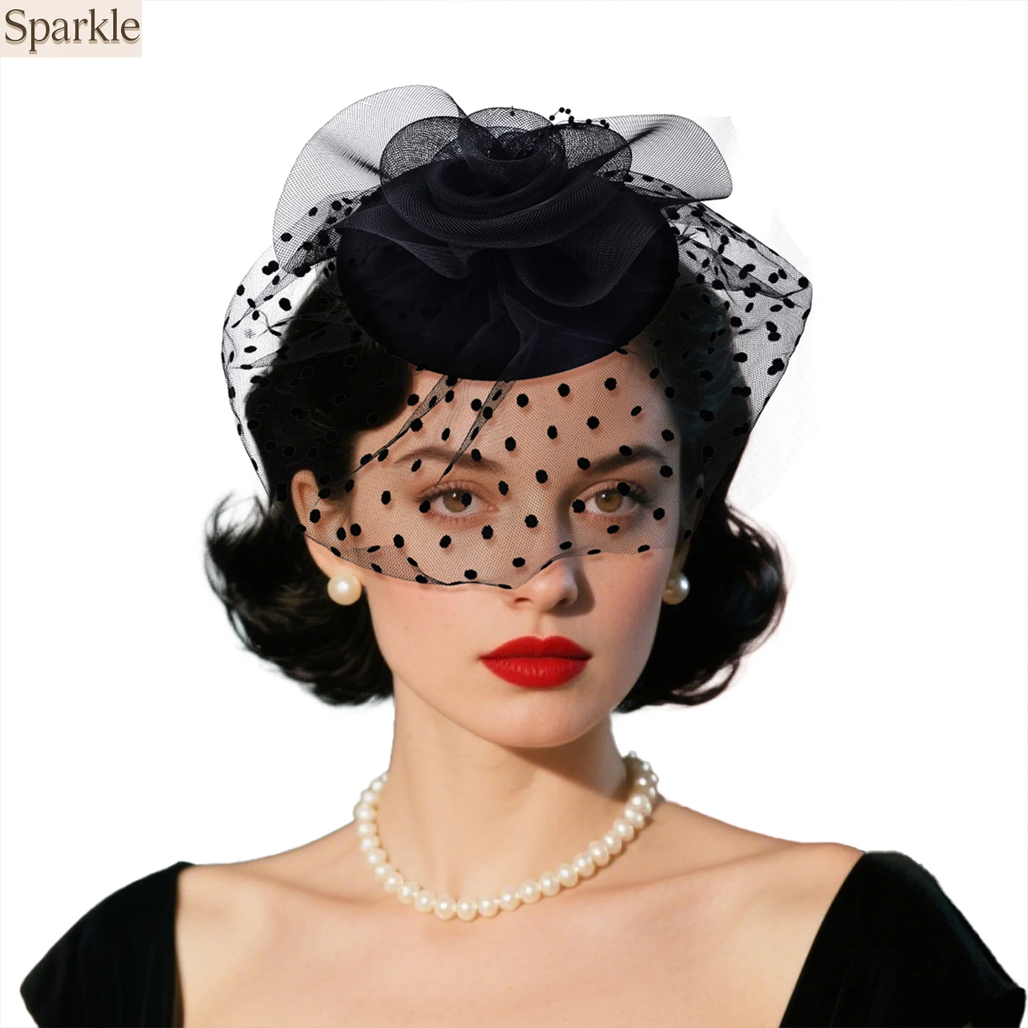 Vintage Bridal Headwear Tulle Feather Veil Evening Gown Hair Accessory for Shanghai Cheongsam Noblewoman Night Drinking Costume
Vintage Bridal Headwear Tulle Feather Veil Evening Gown Hair Accessory for Shanghai Cheongsam Noblewoman Night Drinking Costume