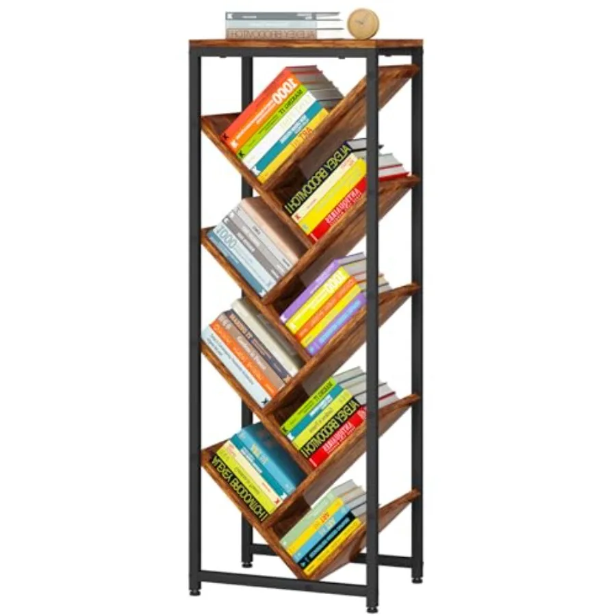 Tree Bookshelf Floor Standing Wood Bookshelf for Narrow Space Storage Organizer Bookcase for Books/CDs/Movies Small Corner Book
Tree Bookshelf Floor Standing Wood Bookshelf for Narrow Space Storage Organizer Bookcase for Books/CDs/Movies Small Corner Book