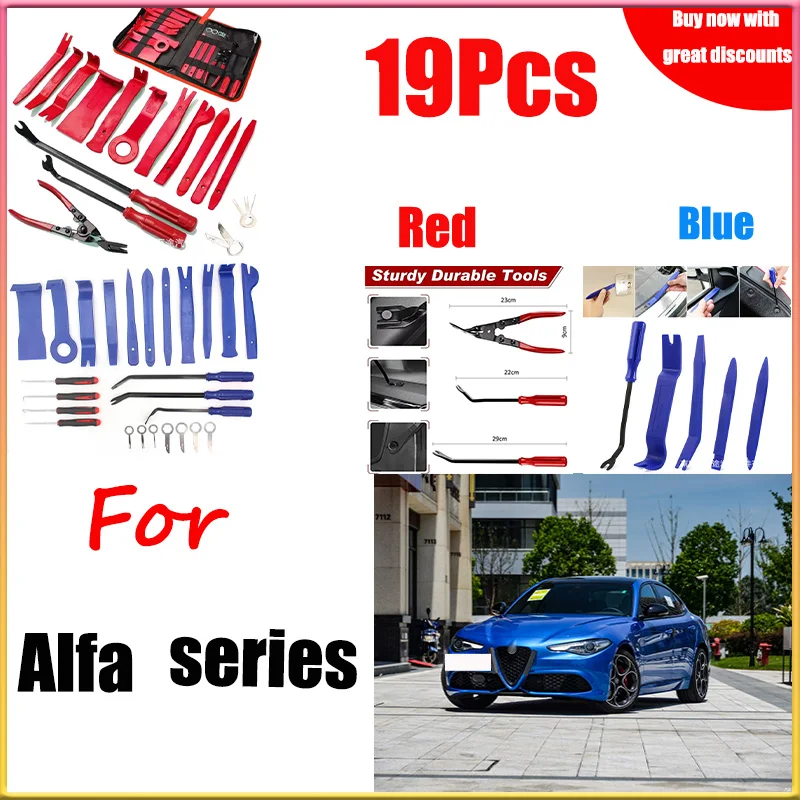 For Alfa 19PCS Car Stereo Removal Toolkit Nylon Car Center Panel Removal Tool
For Alfa 19PCS Car Stereo Removal Toolkit Nylon Car Center Panel Removal Tool