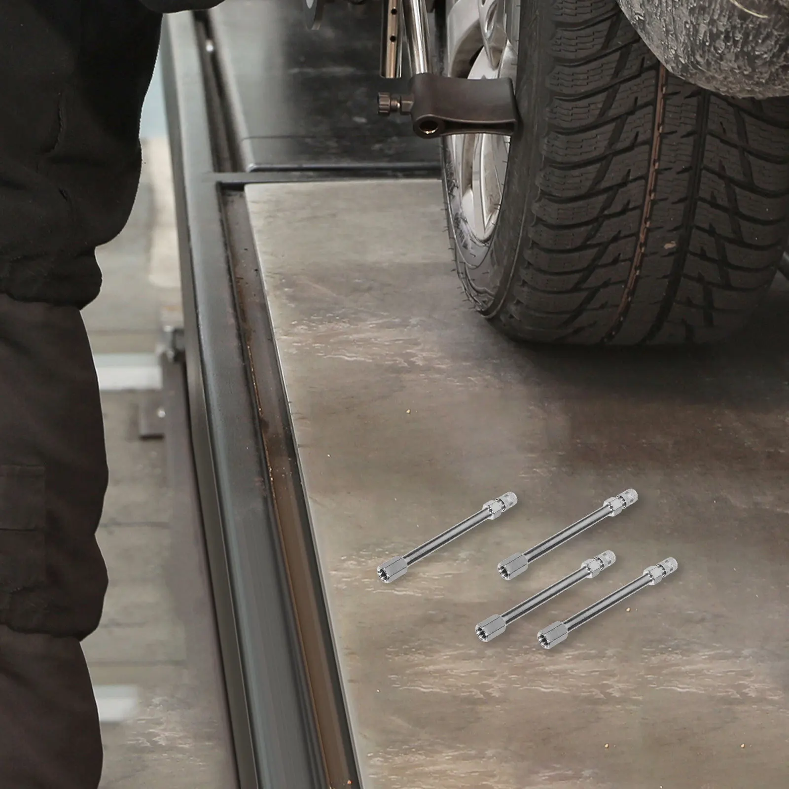 4Pcs Tire Valve Extension Rod Brass Stem Extenders Easy Inflate for Car Truck Motorcycle Valve Stem Adapter Bike Valves Stems
4Pcs Tire Valve Extension Rod Brass Stem Extenders Easy Inflate for Car Truck Motorcycle Valve Stem Adapter Bike Valves Stems