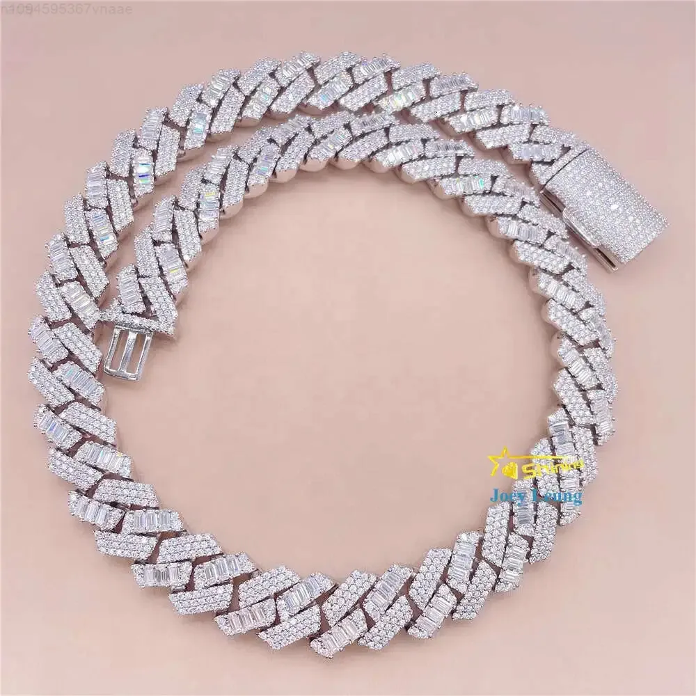 Bling 18-каратное позолоченное серебро 925 пробы Iced Out Diamond Муассанит Хип-хоп Ювелирные изделия Мужское ожерелье с кубинской цепочкой на заказ
Bling 18-каратное позолоченное серебро 925 пробы Iced Out Diamond Муассанит Хип-хоп Ювелирные изделия Мужское ожерелье с кубинской цепочкой на заказ