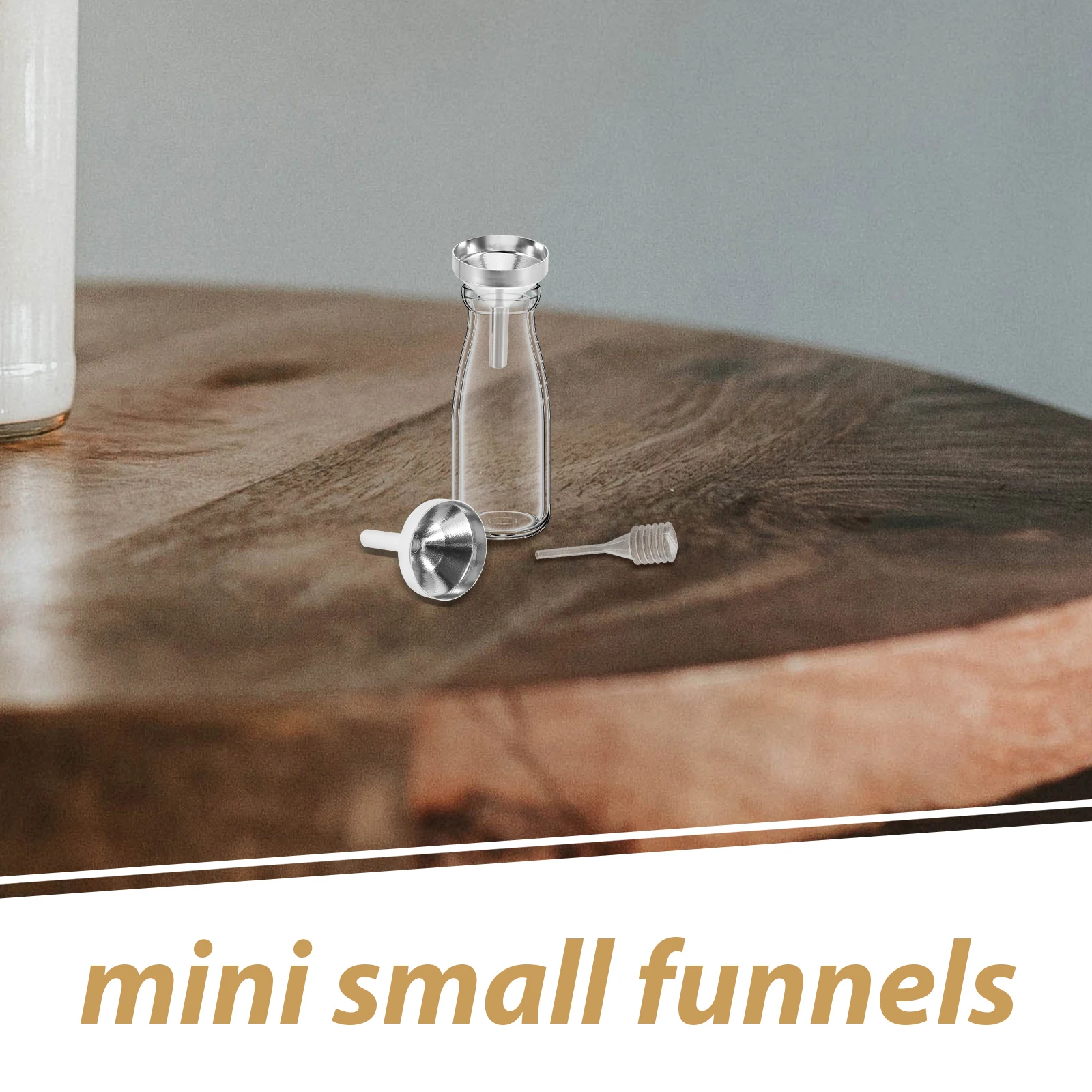 10 pcs Mini Funnels Silver Oxidation Aluminum Craft Supplies Lab Accessories Perfume Bottles 3ml Droppers Easy Refill
10 pcs Mini Funnels Silver Oxidation Aluminum Craft Supplies Lab Accessories Perfume Bottles 3ml Droppers Easy Refill