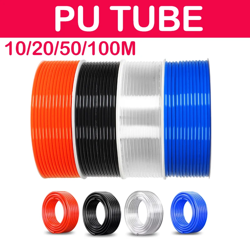 10M/20M/50M/100 Meters Pneumatic Hose Air Tube 4*2.5mm 6*4mm 8*5mm 10*6.5mm 12*8mm Pneumatic Air Hoses PU Pipe for Compressor
10M/20M/50M/100 Meters Pneumatic Hose Air Tube 4*2.5mm 6*4mm 8*5mm 10*6.5mm 12*8mm Pneumatic Air Hoses PU Pipe for Compressor