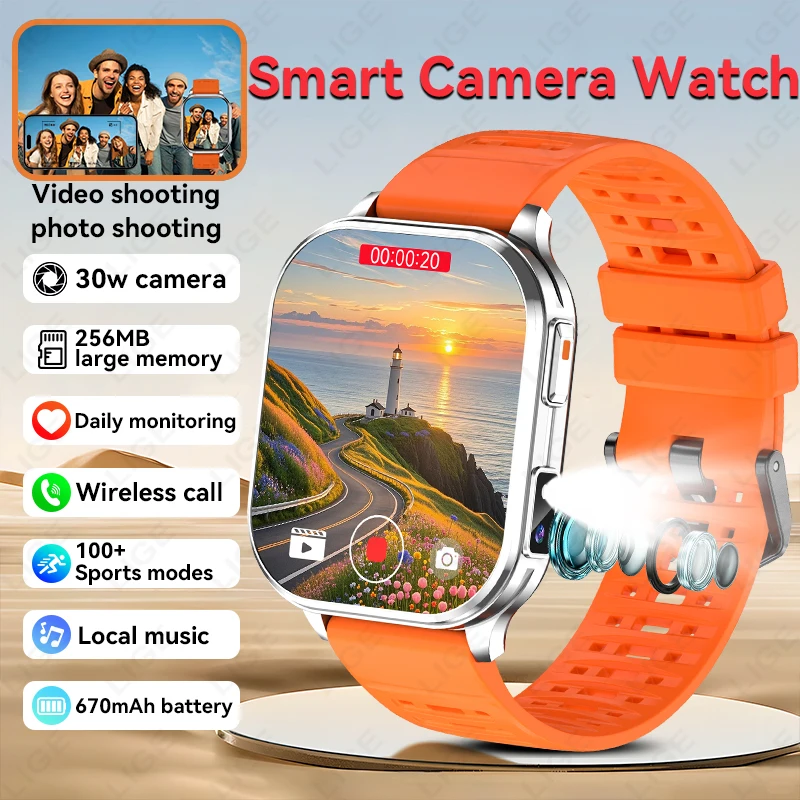 LIGE 2026 Smart Watches Men Women 670mAh Camera Take Photos Record Video Health Monitor Sports Fitness Bluetooth Call Smartwatch
LIGE 2026 Smart Watches Men Women 670mAh Camera Take Photos Record Video Health Monitor Sports Fitness Bluetooth Call Smartwatch