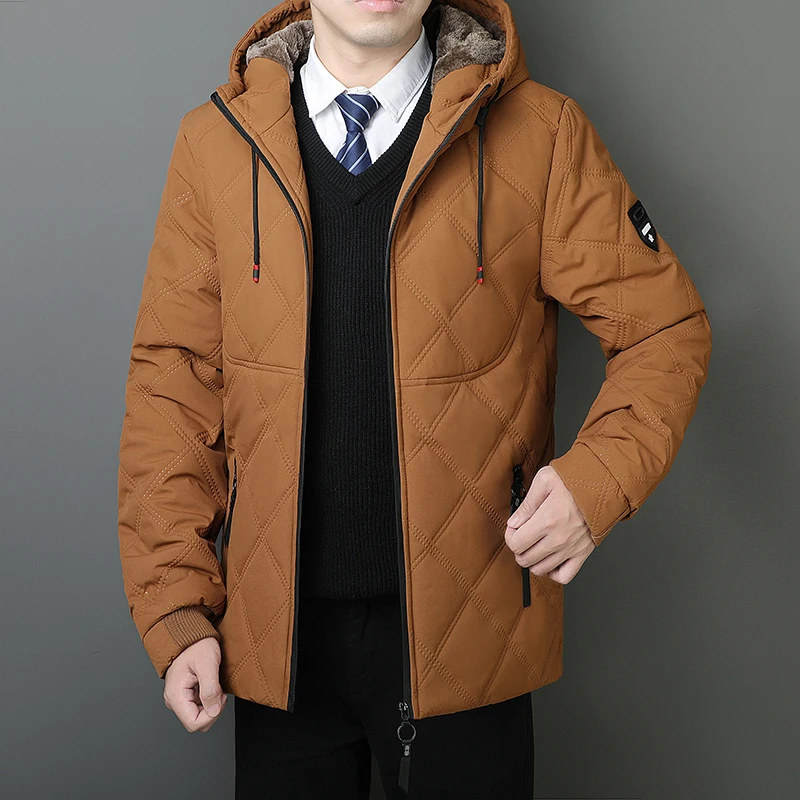 Winter Thiened Fce Lined down Jaet Men's Casual Hooded Stand Collar Coat Warm Cotton Padded Coat Youth Faion Stan...
Winter Thiened Fce Lined down Jaet Men's Casual Hooded Stand Collar Coat Warm Cotton Padded Coat Youth Faion Stan...