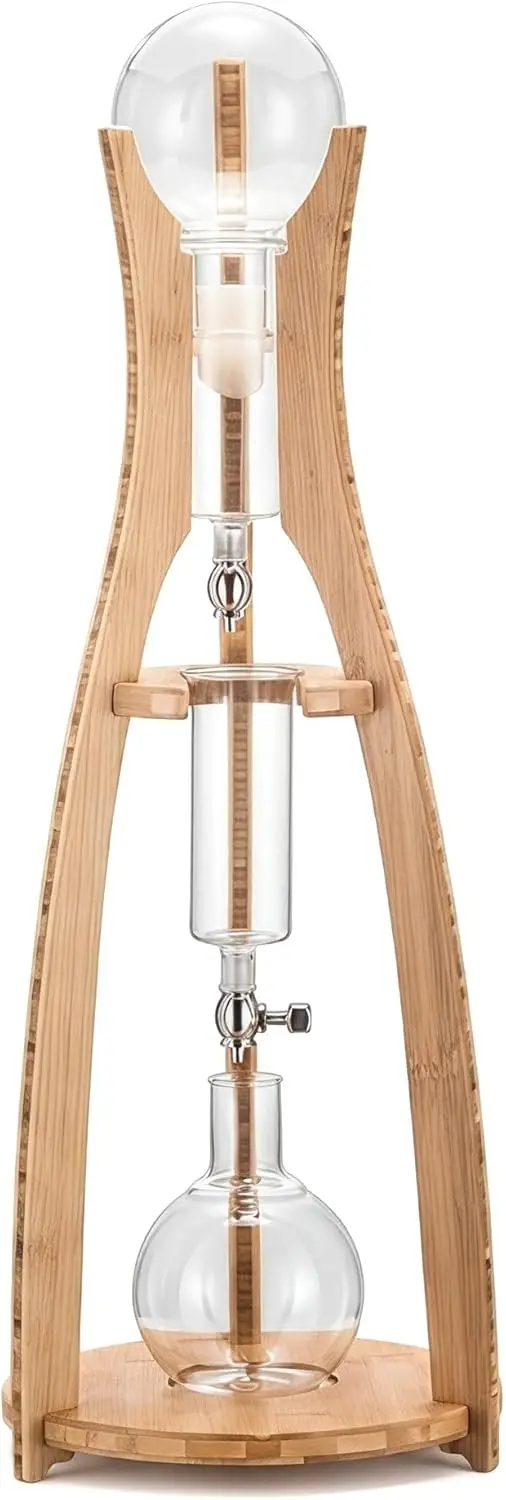 Modern Cold Brew Coffee Tower, 500ml Ice Drip Coffee Maker, Flow Rate Adjustable, With Scale, Reusable Filter, Perfect For Coffe
Modern Cold Brew Coffee Tower, 500ml Ice Drip Coffee Maker, Flow Rate Adjustable, With Scale, Reusable Filter, Perfect For Coffe