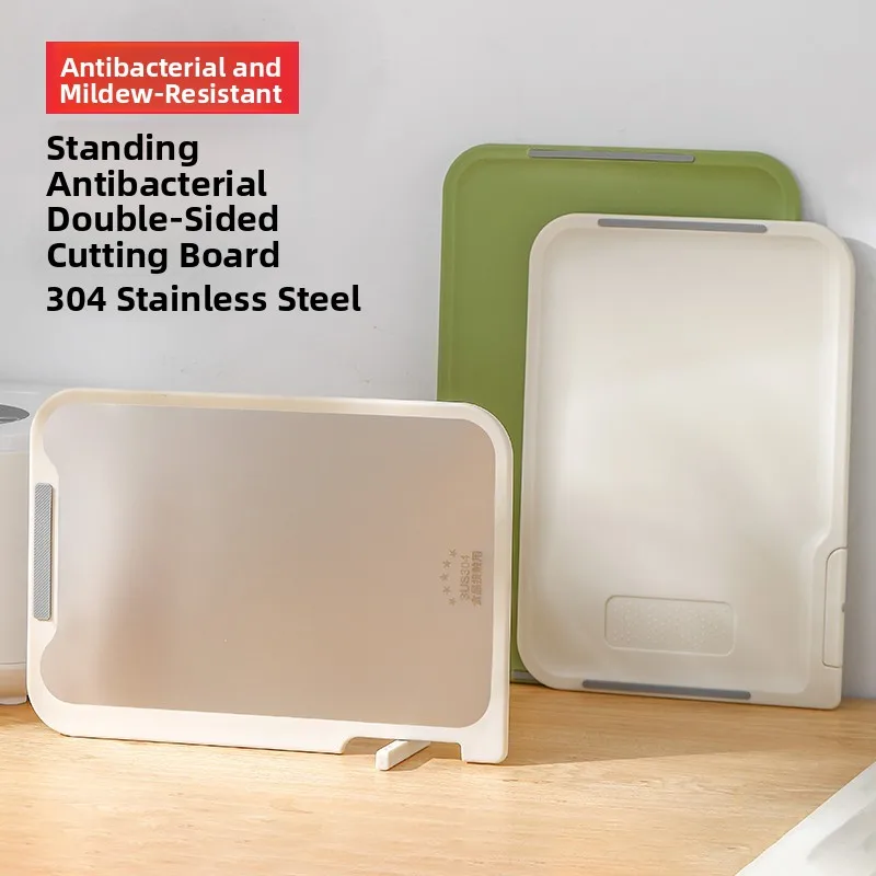 Food Grade Stainless Steel Cutting Board Double Sided Kitchen Use Baby Food Preparation Anti-Bacterial Mold Resistant Rectang...
Food Grade Stainless Steel Cutting Board Double Sided Kitchen Use Baby Food Preparation Anti-Bacterial Mold Resistant Rectang...