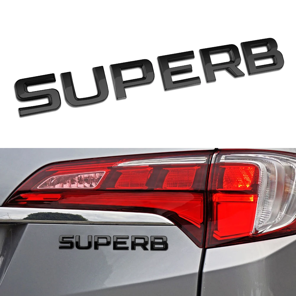 1pcs Black SUPERB Badge Sticker Automobiles Car Trunk Sticker For Skoda Car Styling Rear Skoda Sticker Skoda Trunk Accessories
1pcs Black SUPERB Badge Sticker Automobiles Car Trunk Sticker For Skoda Car Styling Rear Skoda Sticker Skoda Trunk Accessories
