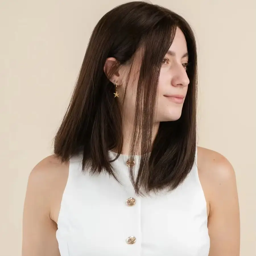 Brown Brunette Highlight Synthetic Lace Front Wig Short Bob Wig 13x4 Straight Fibre Glueless Wig for Women Realistic Look Wig
Brown Brunette Highlight Synthetic Lace Front Wig Short Bob Wig 13x4 Straight Fibre Glueless Wig for Women Realistic Look Wig