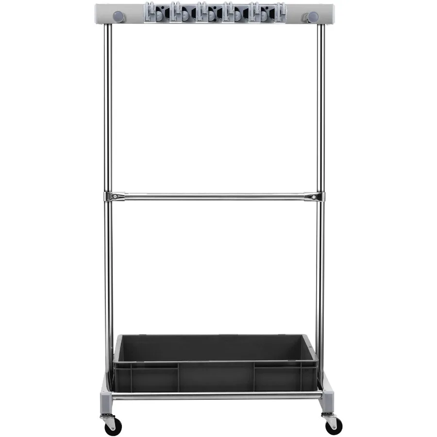 Органайзер для садовых инструментов, 10 слотов с крючками, стойка для дворовых инструментов с колесами для организации гаража и хранения, длинная ручка
Органайзер для садовых инструментов, 10 слотов с крючками, стойка для дворовых инструментов с колесами для организации гаража и хранения, длинная ручка