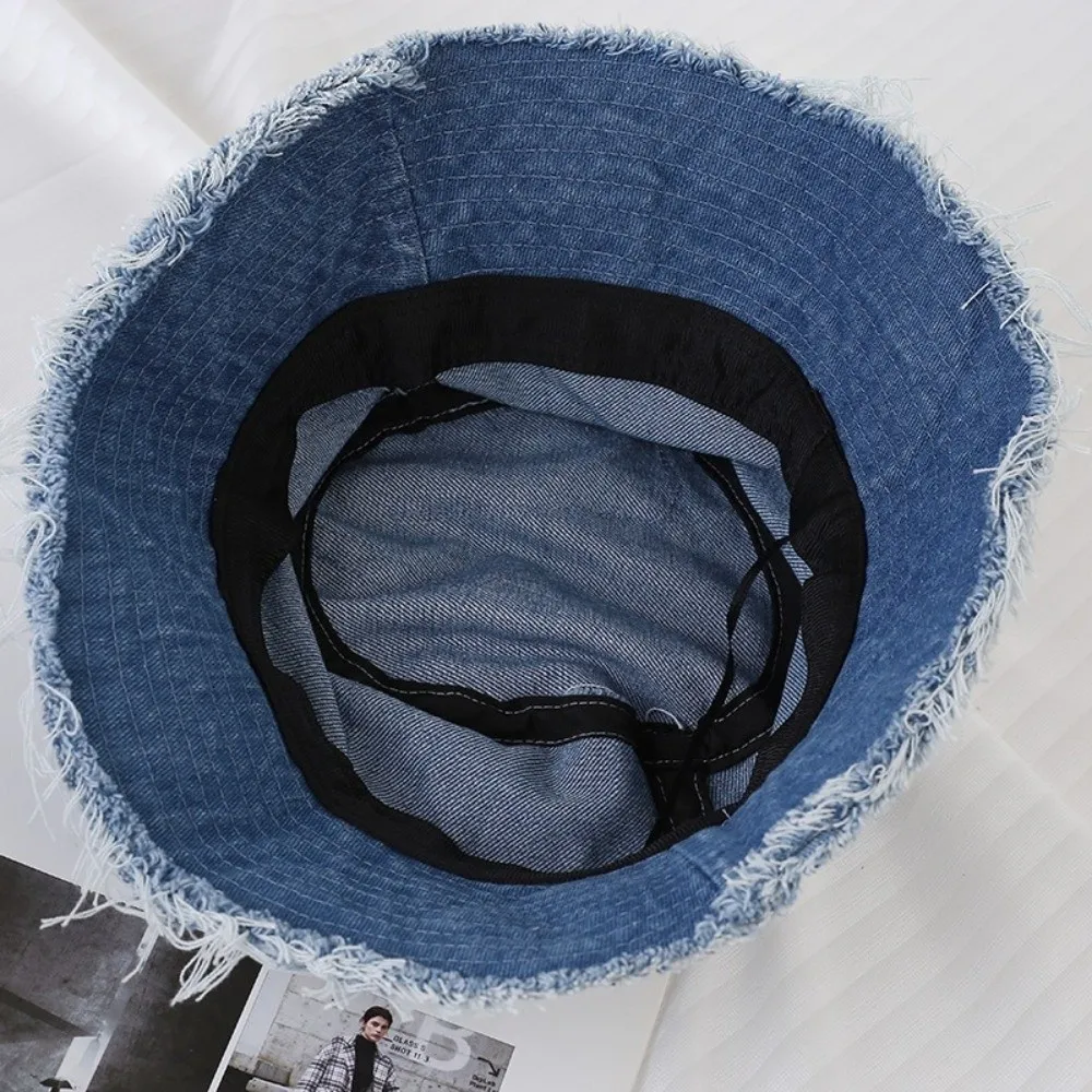 Niche Japanese Denim Bucket Hat Patched Splicing Retro Fisherman Hat Bule Beggar Style Sun Protection Basin Cap Women
Niche Japanese Denim Bucket Hat Patched Splicing Retro Fisherman Hat Bule Beggar Style Sun Protection Basin Cap Women