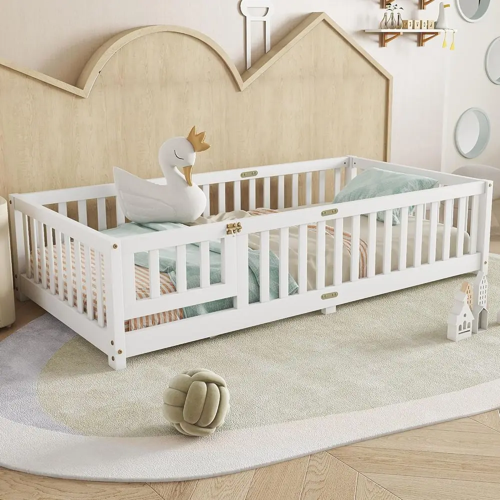 Twin Size Slat and Door Storage Bed, Suitable for Kids, Girls, Boys, Easy Assembly (White)
Twin Size Slat and Door Storage Bed, Suitable for Kids, Girls, Boys, Easy Assembly (White)