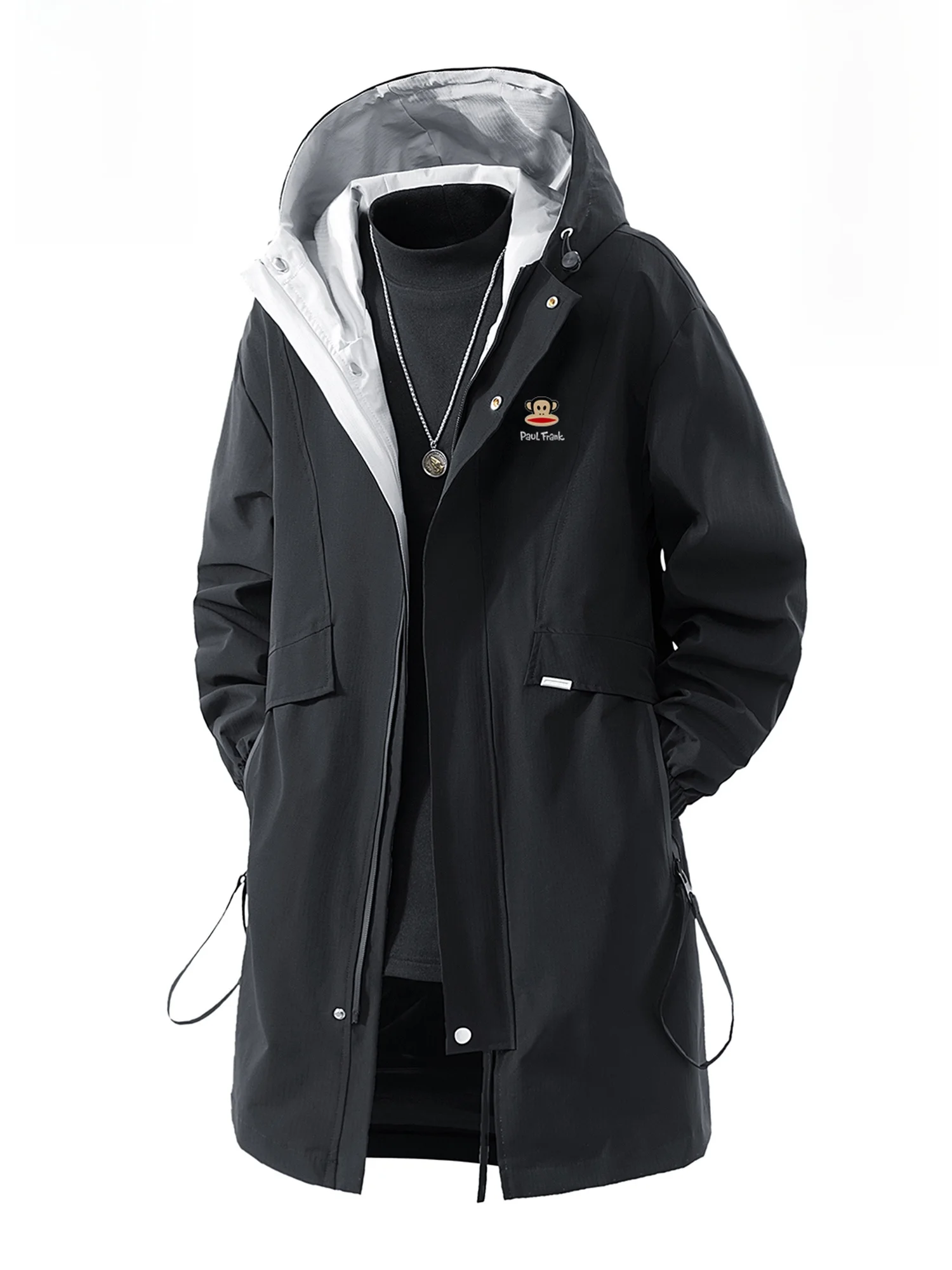 Мужская повседневная куртка Paul Frank средней длины с капюшоном, свободного кроя, для активного отдыха, осенне-зимняя, из полиэстера, модная, молодежная
Мужская повседневная куртка Paul Frank средней длины с капюшоном, свободного кроя, для активного отдыха, осенне-зимняя, из полиэстера, модная, молодежная