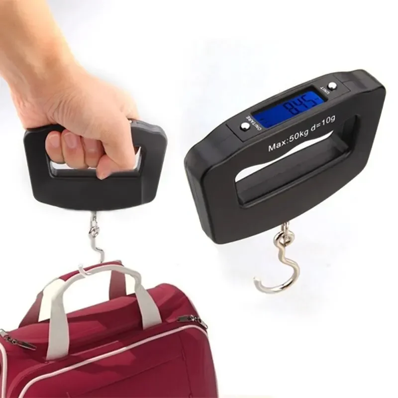50kg/10g Digital Luggage Scale Electronic Portable Suitcase Travel Weighs With Backlight Electronic Travel Hanging Scales
50kg/10g Digital Luggage Scale Electronic Portable Suitcase Travel Weighs With Backlight Electronic Travel Hanging Scales