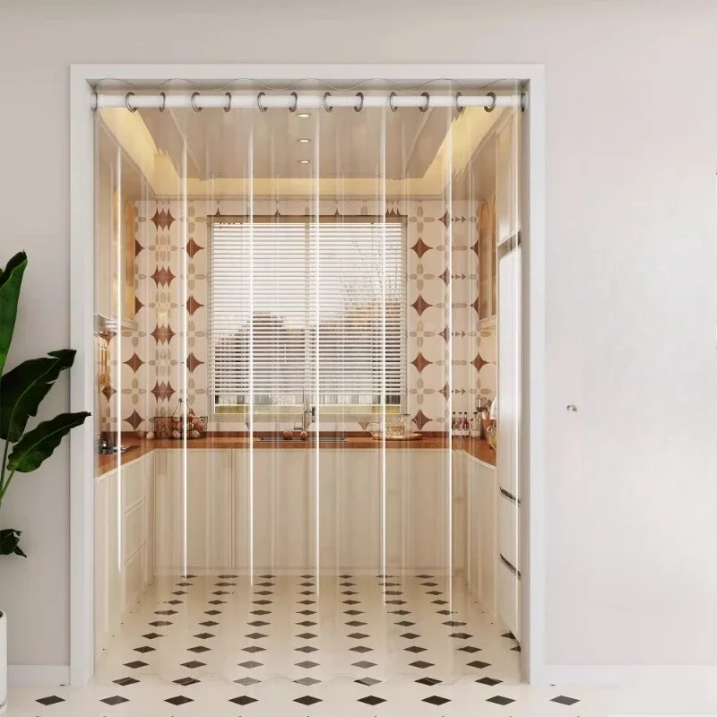 Kitchen door curtain anti-oil fume partition curtain, magnetic air conditioner transparent door curtain
Kitchen door curtain anti-oil fume partition curtain, magnetic air conditioner transparent door curtain